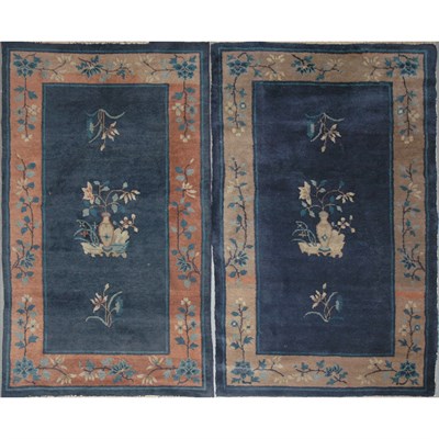 Lot 481 - Pair of Chinese Rugs China, first quarter of...