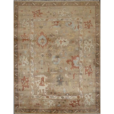 Lot 582 - Oushak Style Carpet India, contemporary The...