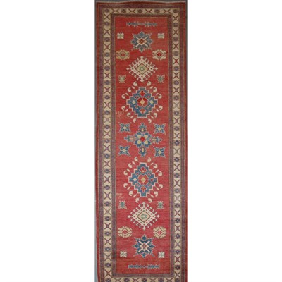 Lot 575 - Kazak Style Runner Pakistan, contemporary The...