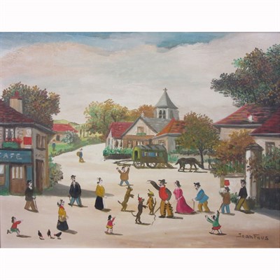 Lot 16 - Jean Fous French, 1901-1971 (i) Le Village...