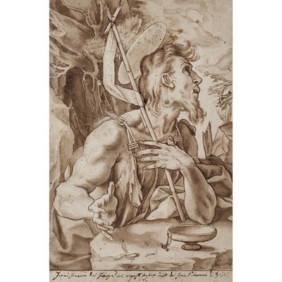 Lot 6 - Ferrau Fenzoni (Italian, 1562-1645) Saint John...