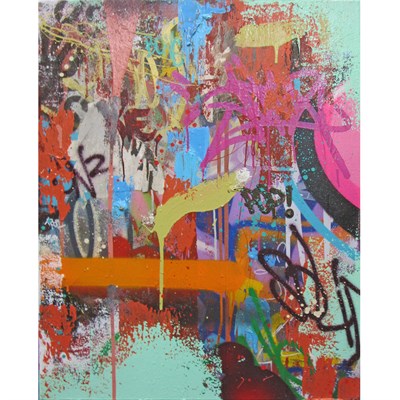 Lot 25 - Cope2 American, b. 1968 Untitled, 2014 Signed...