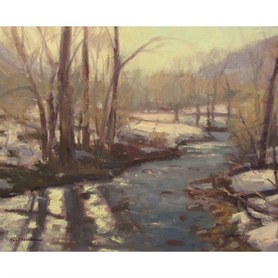 Lot 94 - Karl Thomas American, b. 1948 Winter Quietude...