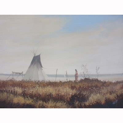 Lot 29 - Mark Geller American, b. 1947 Landscape with...
