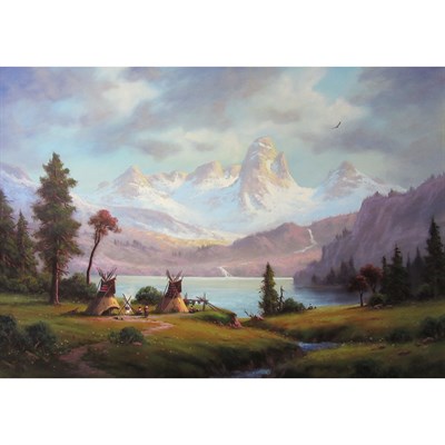 Lot 32 - Heinie Hartwig American, b. 1937 High Mountain...