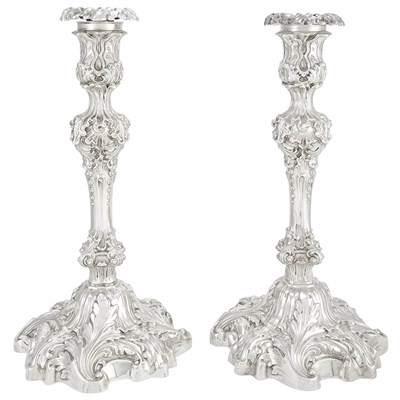 Lot 321 - Pair of Howard & Co. Sterling Silver...