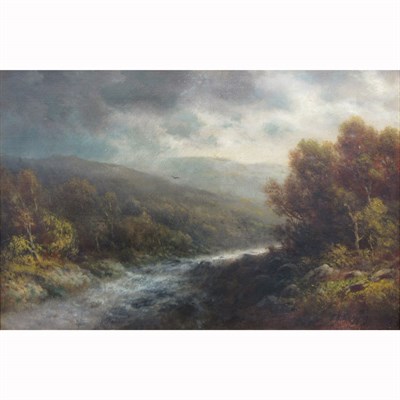 Lot 11 - David Johnson American, 1827-1908 River...