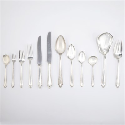 Lot 349 - Towle Sterling Silver Flatware Service In the...
