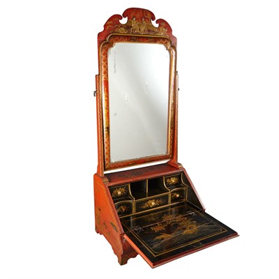 Lot 233 - Gilt and Red Chinoiserie Decorated Dressing...