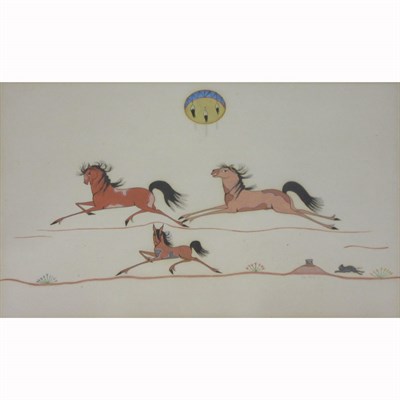 Lot 25 - Merina Lujan (Pop Chalee) American, 1908-1993...
