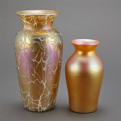 Lot 551 - Unsigned Durand Art Glass Vase Circa 1925-30...