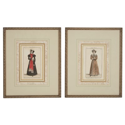 Lot 90 - Artist Unknown COSTUME PARISIEN Eight...