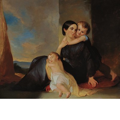 Lot 42 - Thomas Sully American, 1783-1872 Mrs. John...