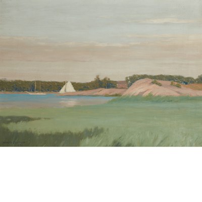 Lot 100 - Leonard Ochtman American, 1854-1934 Salt...