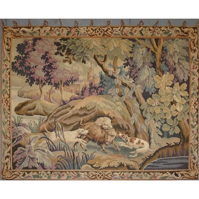 Lot 714 - Machine-Made Jacquard Tapestry Continental,...