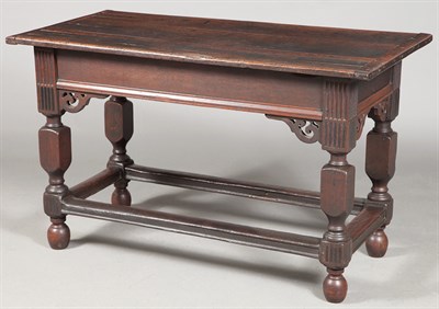 Lot 282 - Jacobean Inlaid Oak Center Table Height 31...