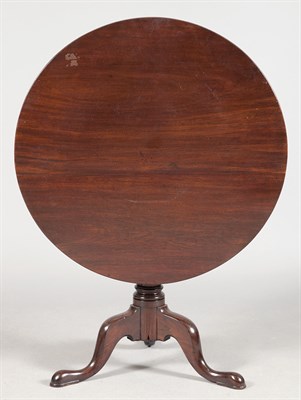 Lot 247 - Georgian Style Mahogany Tripod Table Height 28...
