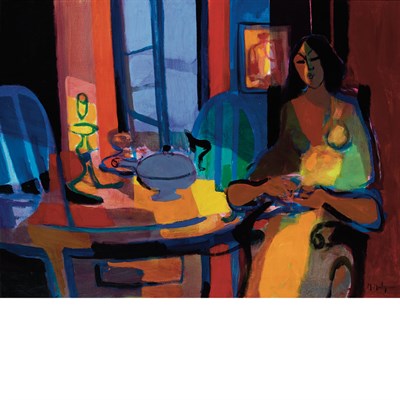 Lot 19 - Marcel Mouly French, 1918-2008 La Chinoise,...