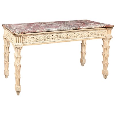 Lot 137 - Italian Neoclassical Painted Console The...