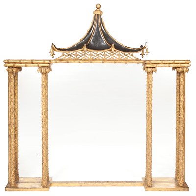 Lot 171 - Regency Black Painted and Parcel Gilt Bamboo...