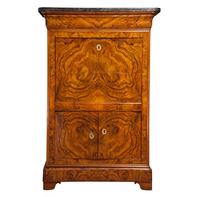 Lot 189 - Charles X Mahogany Secretaire a Abattant...