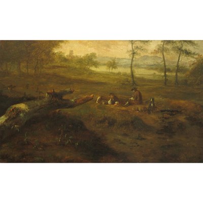 Lot 93 - English School 19th Century Taking a Rest on...