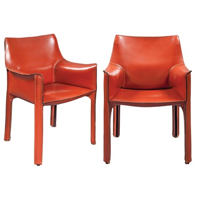 Lot 311 - Mario Bellini Italian, b. 1935 Set of Four Cab...