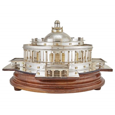 Lot 385 - Indian Silver and Wood Table Box In the form...