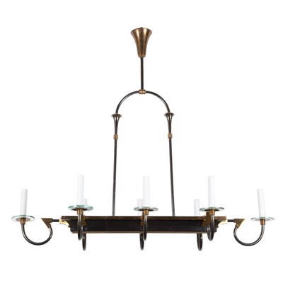 Lot 500 - French Art Deco Gilt and Patinated-Metal and...