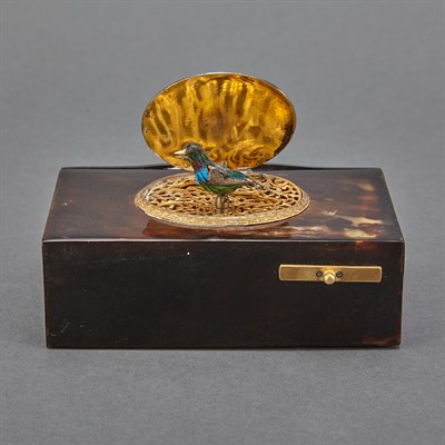 Lot 283 - Continental Gilt-Metal Mounted Tortoise Shell...
