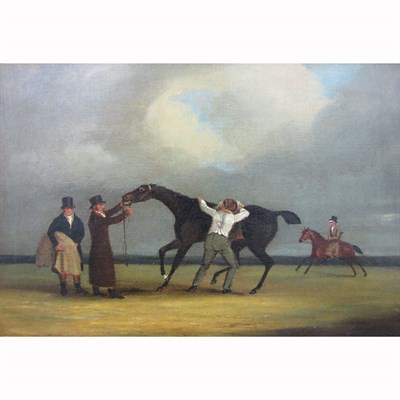 Lot 148 - English School 19th Century A Groom Mounting a...