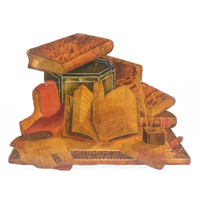 Lot 325 - Group of Three Trompe L'oeil Objects...