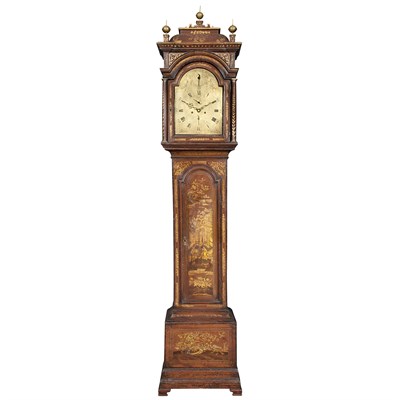 Lot 349 - George II Scarlet Japanned and Parcel Gilt...