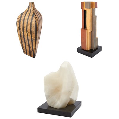 Lot 379 - 20th Century Design Two Sculptures Ceramic and...