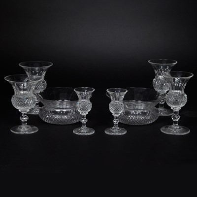 Lot 475 - Group of Cut Glass Articles Including ten...