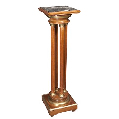 Lot 289 - Directoire Style Brass Mounted Stained Walnut...