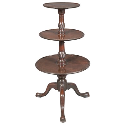 Lot 471 - George III Mahogany Dumbwaiter 18th Century...