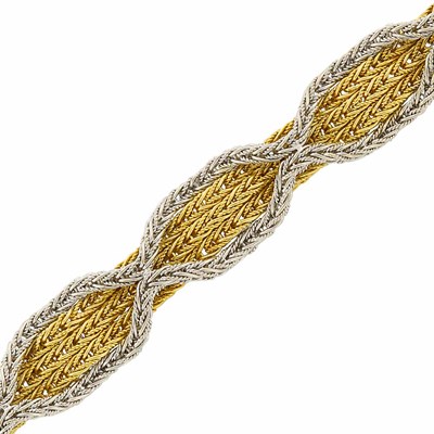 Lot 215 - Two-Color Gold Bracelet, Buccellati