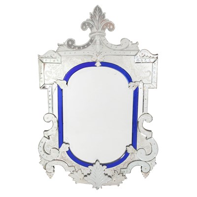 Lot 423 - Venetian Mirror Framed Mirror Mid 20th century...