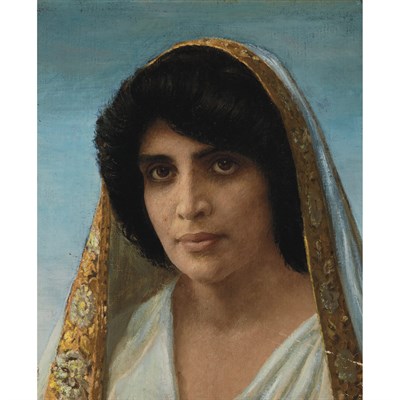 Lot 134 - 20th Century School (i) Portrait of a Veiled...