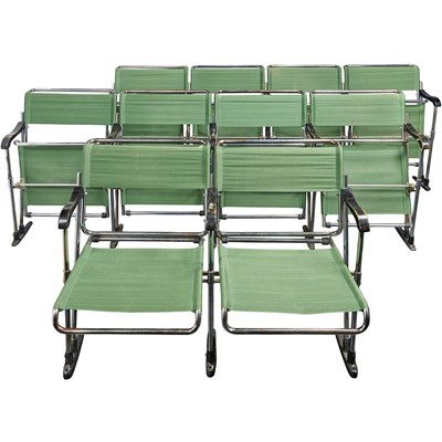 Lot 232 - Marcel Breuer Hungarian, 1902-1981 Two Sets of...