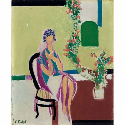 Lot 22 - Francoise Gilot French, b. 1921 Paula Signed F....