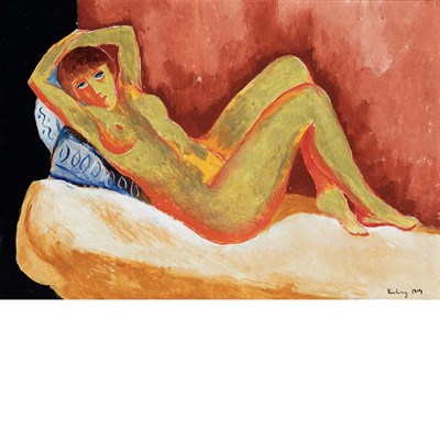 Lot 27 - Moise Kisling Polish/French, 1891-1953 Nu...