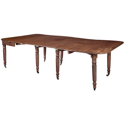 Lot 464 - George IV Mahogany Accordion Action Extension...