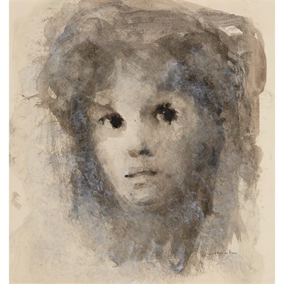 Lot 132 - Leonor Fini Argentine/French , 1908-1996 Head...