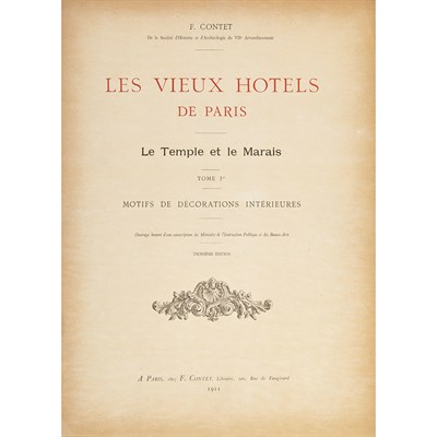 Lot 228 - [PLATE BOOKS - INTERIORS] Group of six volumes....