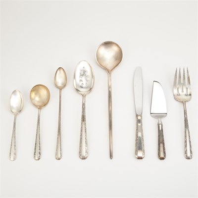Lot 360 - Towle Sterling Silver Flatware Service In the...