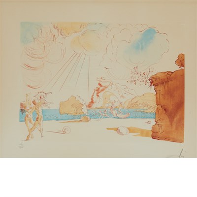 Lot 189 - Salvador Dali (1904-1989) SUR LA PLAGE (FIELD...