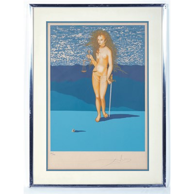 Lot 128 - Salvador Dalí GODDESS OF JUSTICE (F. 77-3)...