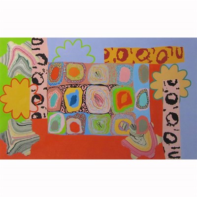 Lot 41 - 20th Century School (i) Untitled (Cells)...
